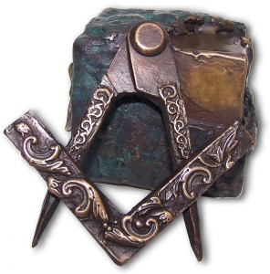 Freemasonry First Degree: Bronze Sculpture, Freemasons Berlin